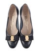 Salvatore Ferragamo Vara Bow Accent Leather Pumps