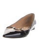 Salvatore Ferragamo Vara Bow Accent Patent Leather Ballet Flats