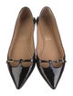 Salvatore Ferragamo Vara Bow Accent Patent Leather Ballet Flats