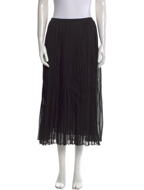 Salvatore Ferragamo Silk Midi Length Skirt