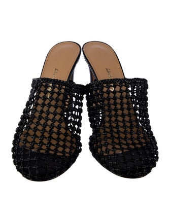 Salvatore Ferragamo Leather Mules