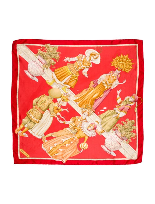 Salvatore Ferragamo Silk Printed Scarf