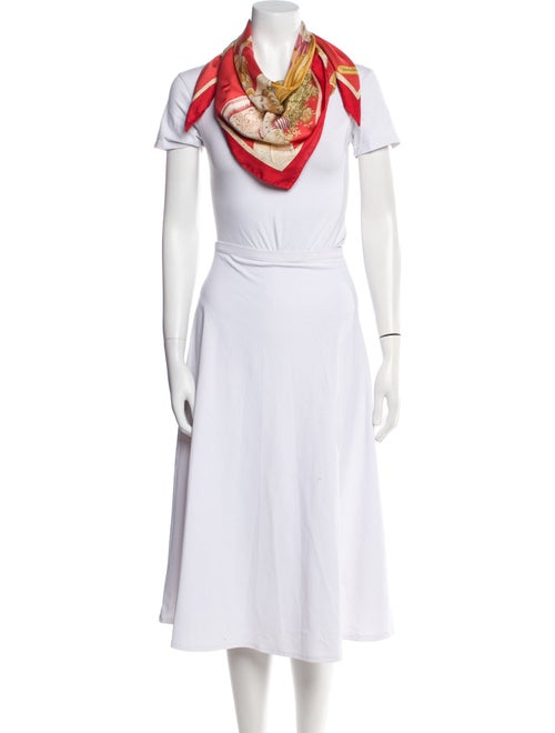 Salvatore Ferragamo Silk Printed Scarf