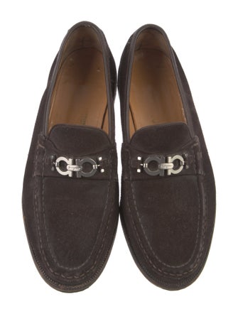 Salvatore Ferragamo Suede Dress Loafers