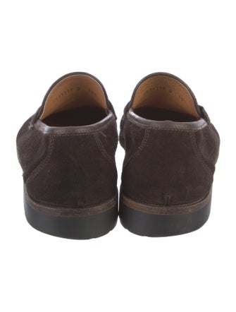Salvatore Ferragamo Suede Dress Loafers