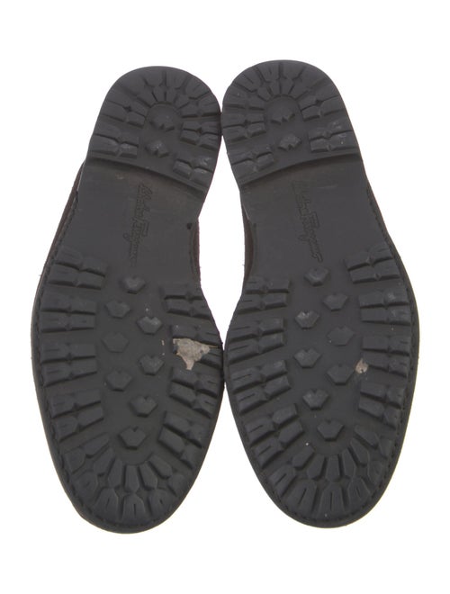 Salvatore Ferragamo Suede Dress Loafers