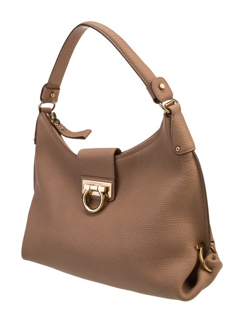 Salvatore Ferragamo Leather Hobo