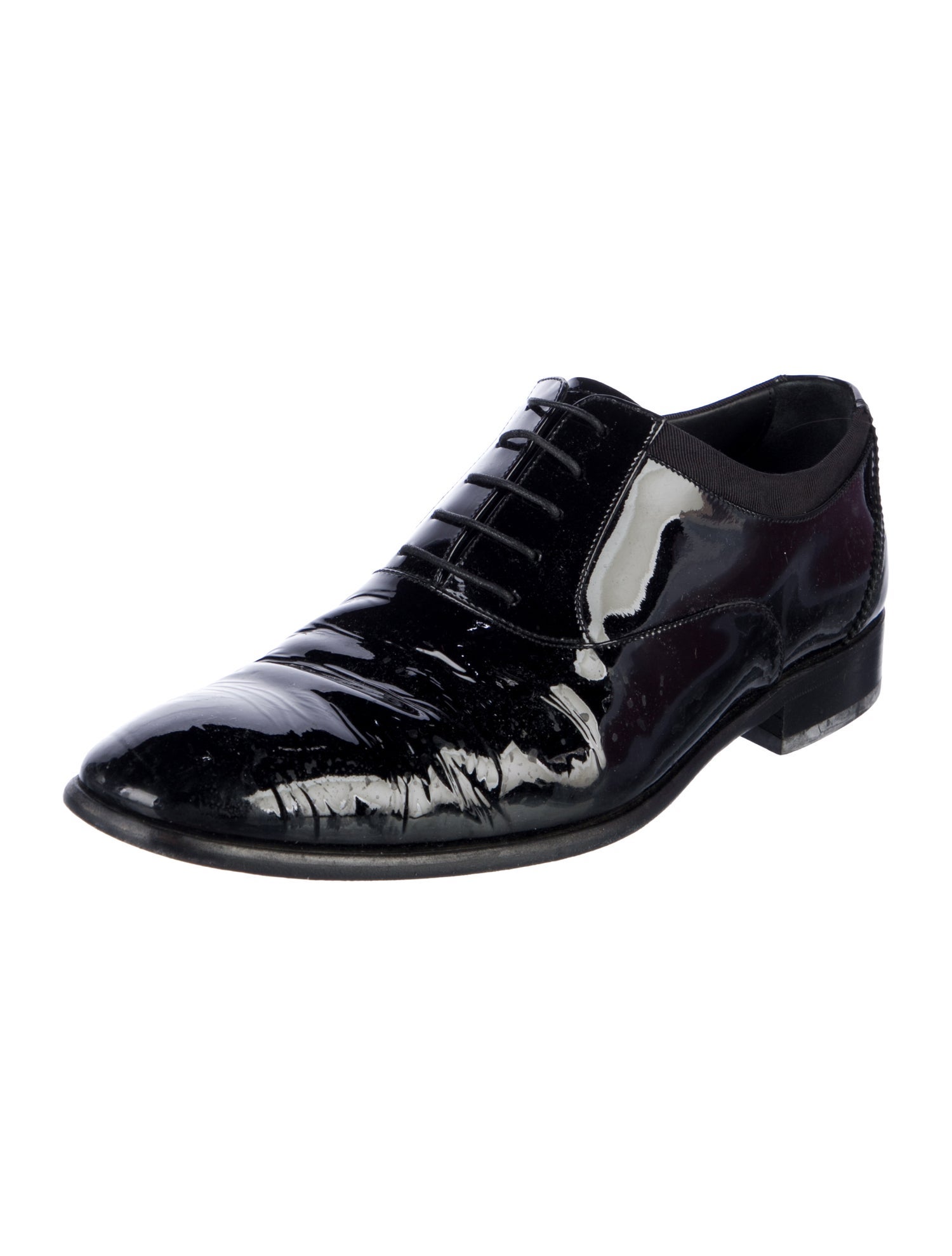 Salvatore Ferragamo Patent Leather Oxfords