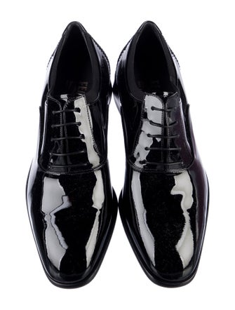 Salvatore Ferragamo Patent Leather Oxfords