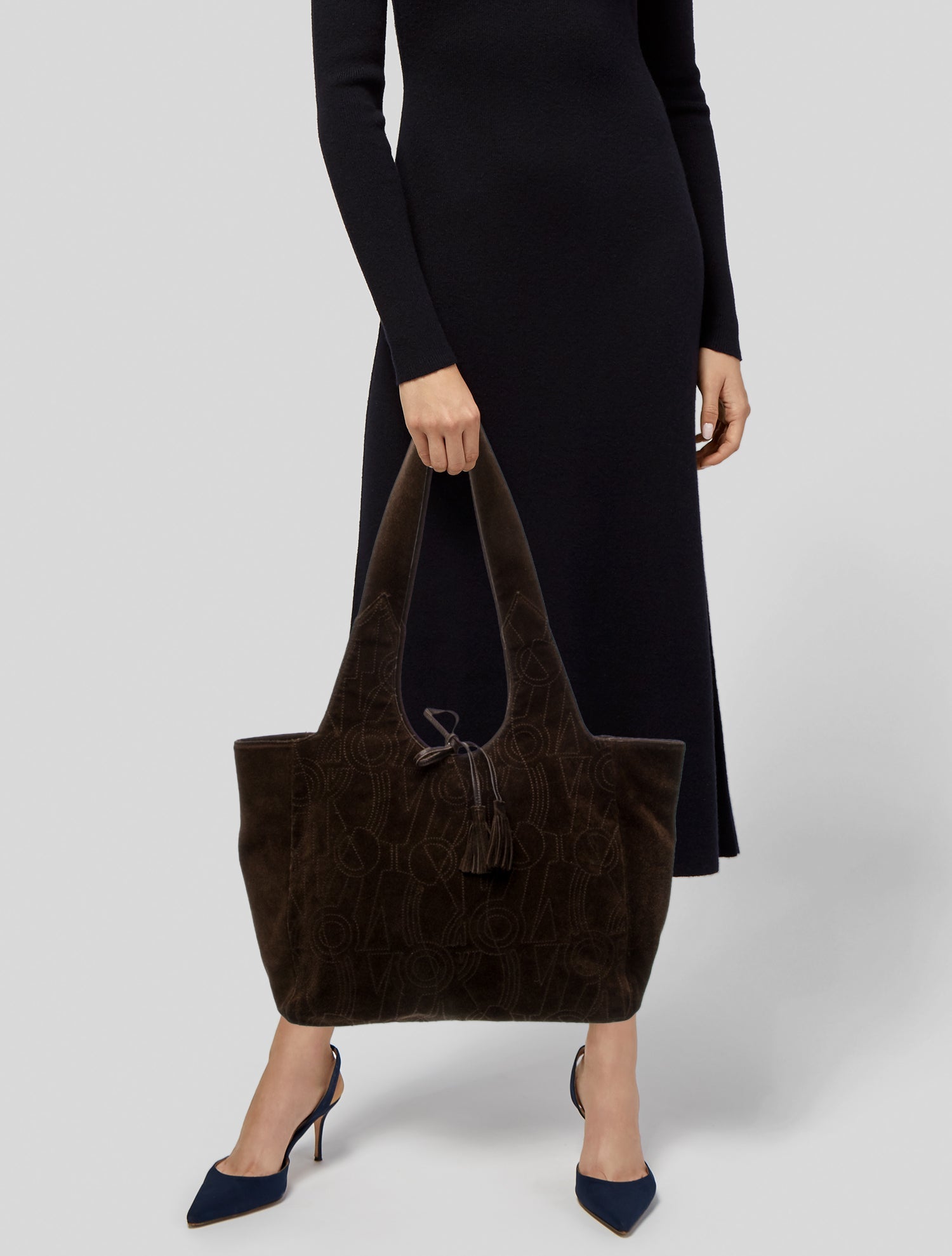 Salvatore Ferragamo Suede Tote