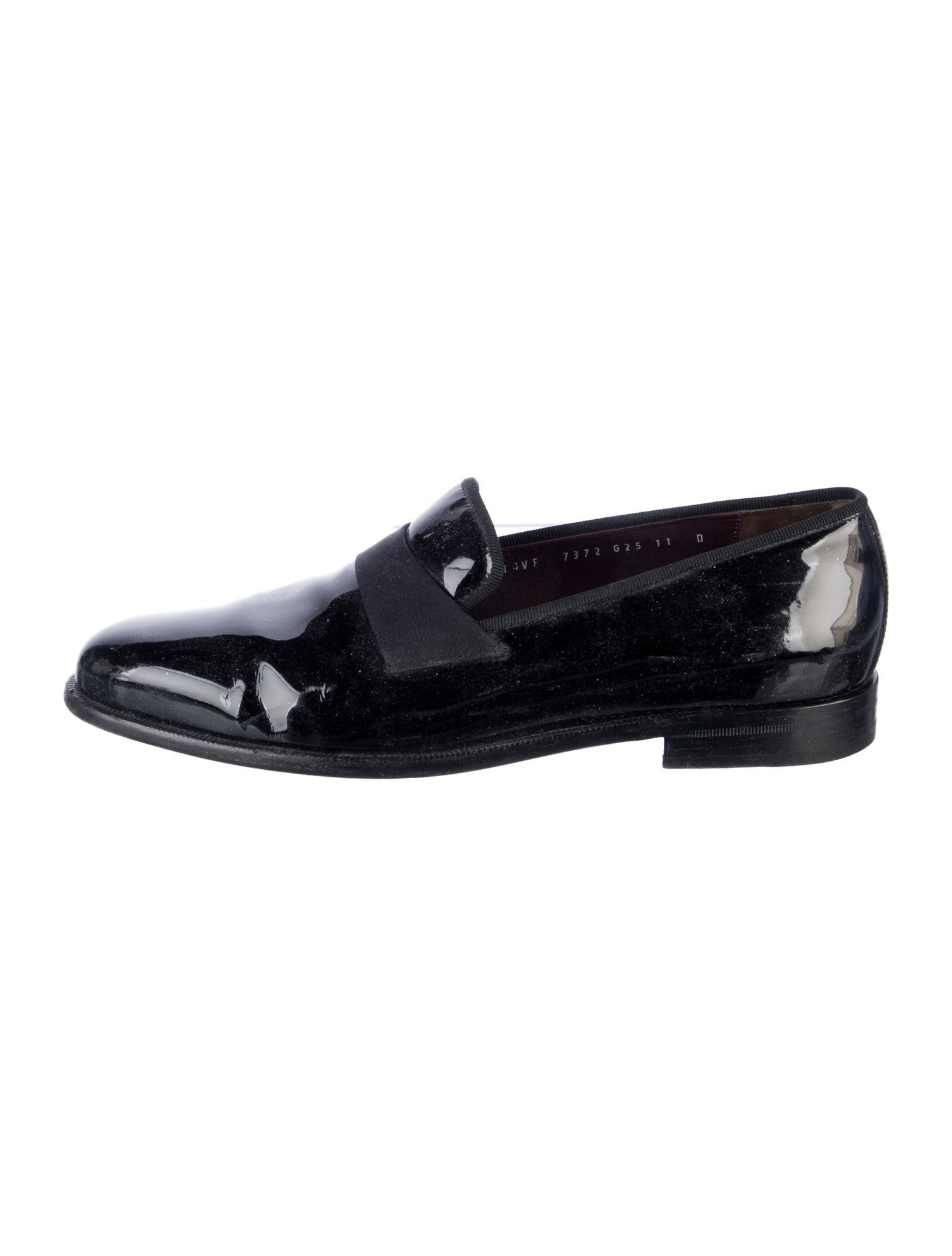 Salvatore Ferragamo Patent Leather Dress Loafers