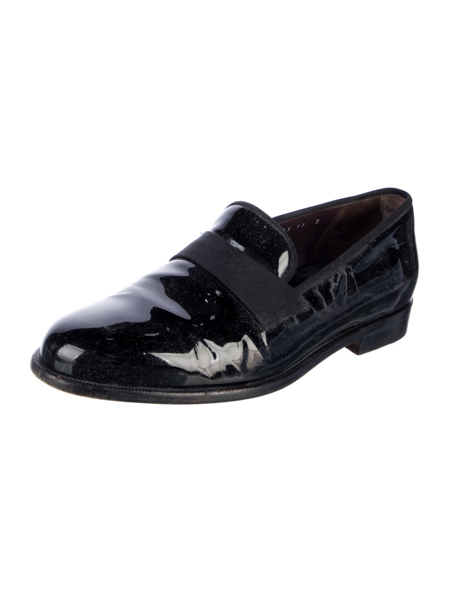 Salvatore Ferragamo Patent Leather Dress Loafers