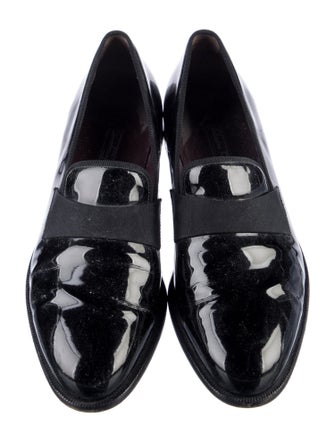 Salvatore Ferragamo Patent Leather Dress Loafers