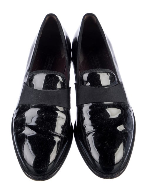 Salvatore Ferragamo Patent Leather Dress Loafers