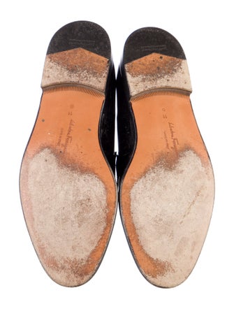 Salvatore Ferragamo Patent Leather Dress Loafers