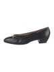 Salvatore Ferragamo Gancini Logo Leather Flats