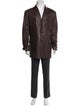 Salvatore Ferragamo Leather Overcoat