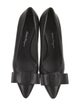 Salvatore Ferragamo Vara Bow Accent Leather Pumps
