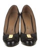 Salvatore Ferragamo Vara Bow Accent Patent Leather Pumps