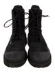 Salvatore Ferragamo Suede Combat Boots
