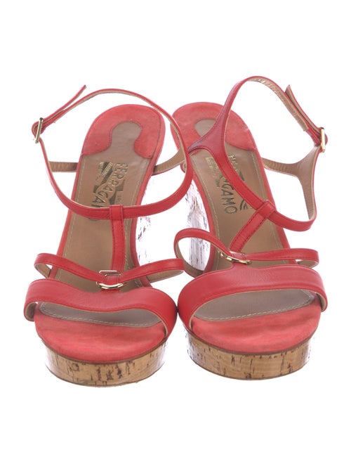 Salvatore Ferragamo Suede T-Strap Sandals
