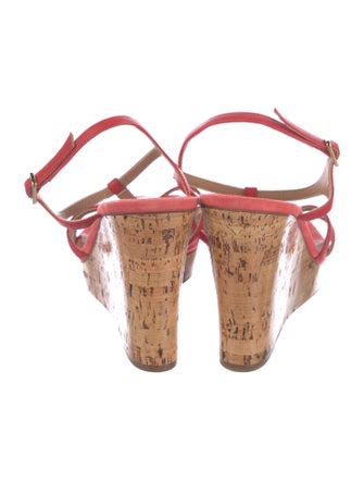 Salvatore Ferragamo Suede T-Strap Sandals