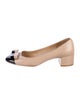 Salvatore Ferragamo Vara Bow Accent Leather Pumps