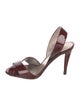 Salvatore Ferragamo Patent Leather Slingback Sandals