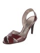 Salvatore Ferragamo Patent Leather Slingback Sandals