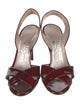 Salvatore Ferragamo Patent Leather Slingback Sandals
