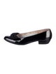 Salvatore Ferragamo Vara Bow Accent Patent Leather Flats