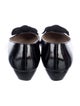 Salvatore Ferragamo Vara Bow Accent Patent Leather Flats