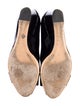 Salvatore Ferragamo Patent Leather Bow Accents Pumps