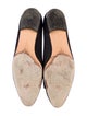 Salvatore Ferragamo Gancini Logo Suede Ballet Flats
