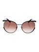 Salvatore Ferragamo Round Gradient Sunglasses