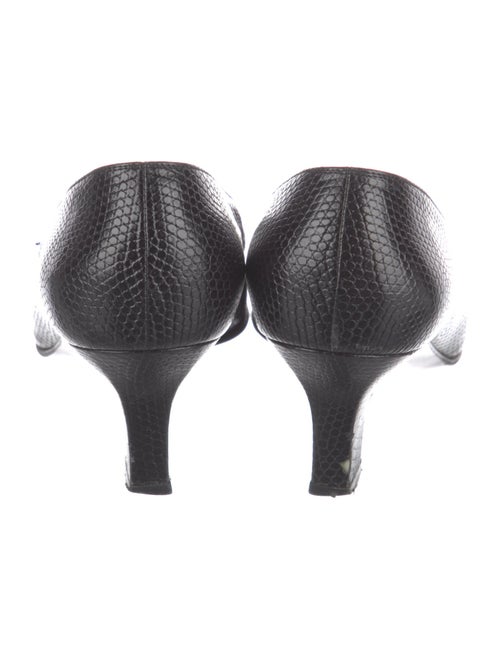 Salvatore Ferragamo Gancini Logo Embossed Leather Loafers