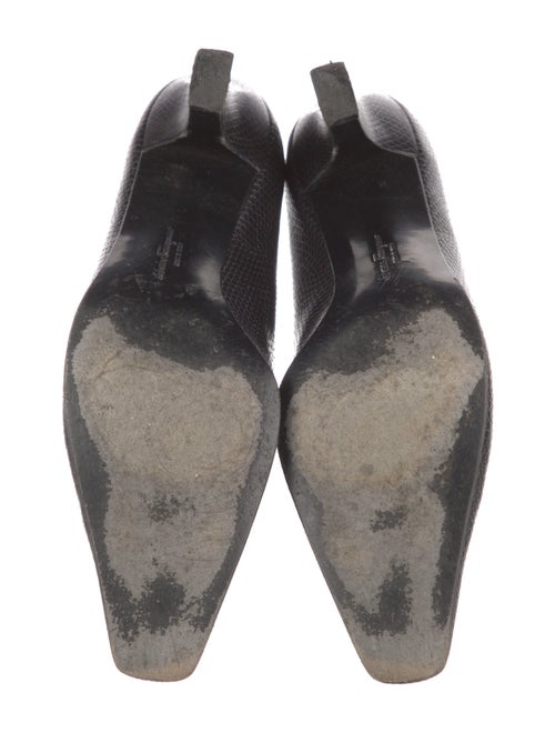 Salvatore Ferragamo Gancini Logo Embossed Leather Loafers