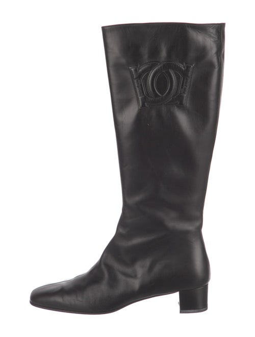 Salvatore Ferragamo Leather Riding Boots
