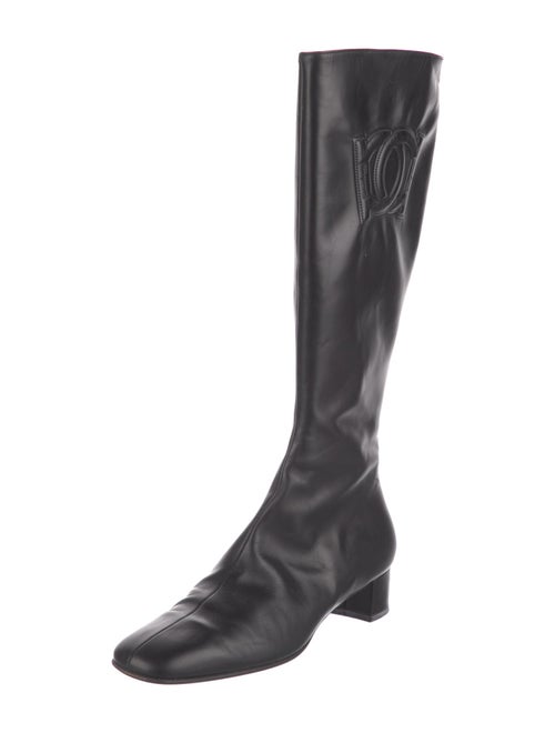 Salvatore Ferragamo Leather Riding Boots