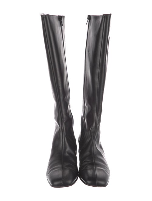 Salvatore Ferragamo Leather Riding Boots