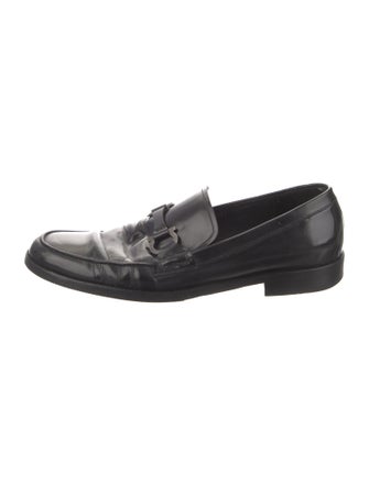 Salvatore Ferragamo Patent Leather Dress Loafers