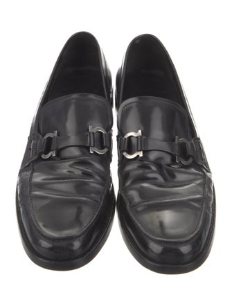 Salvatore Ferragamo Patent Leather Dress Loafers