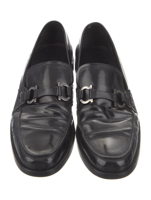 Salvatore Ferragamo Patent Leather Dress Loafers