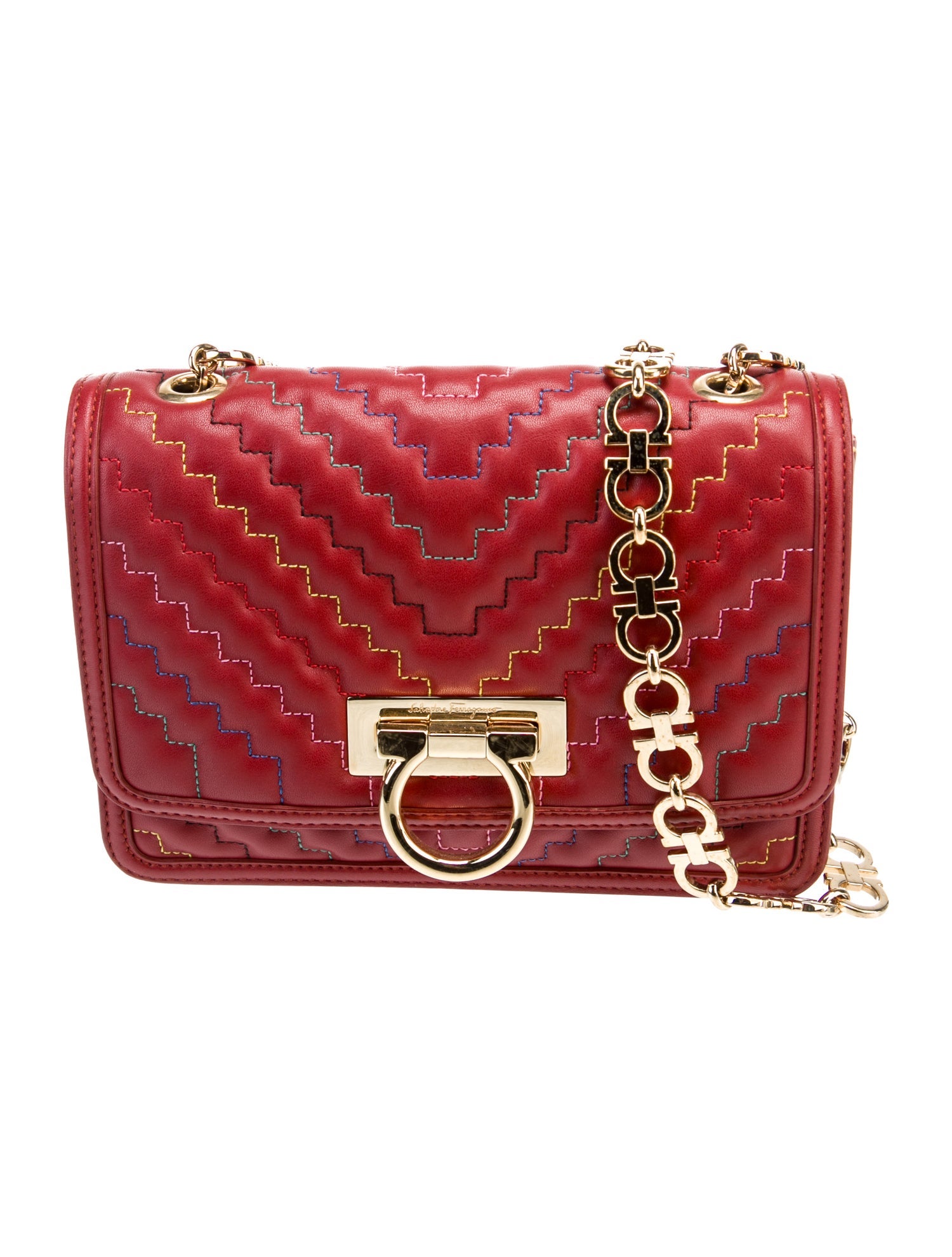 Salvatore Ferragamo Leather Crossbody Bag