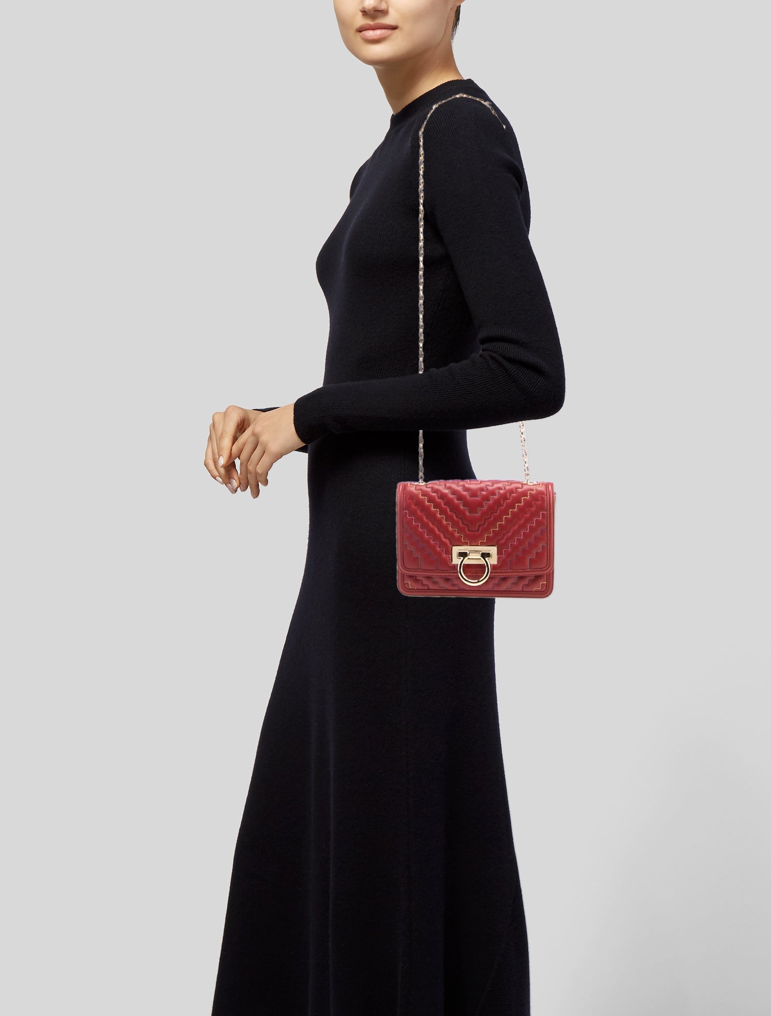 Salvatore Ferragamo Leather Crossbody Bag