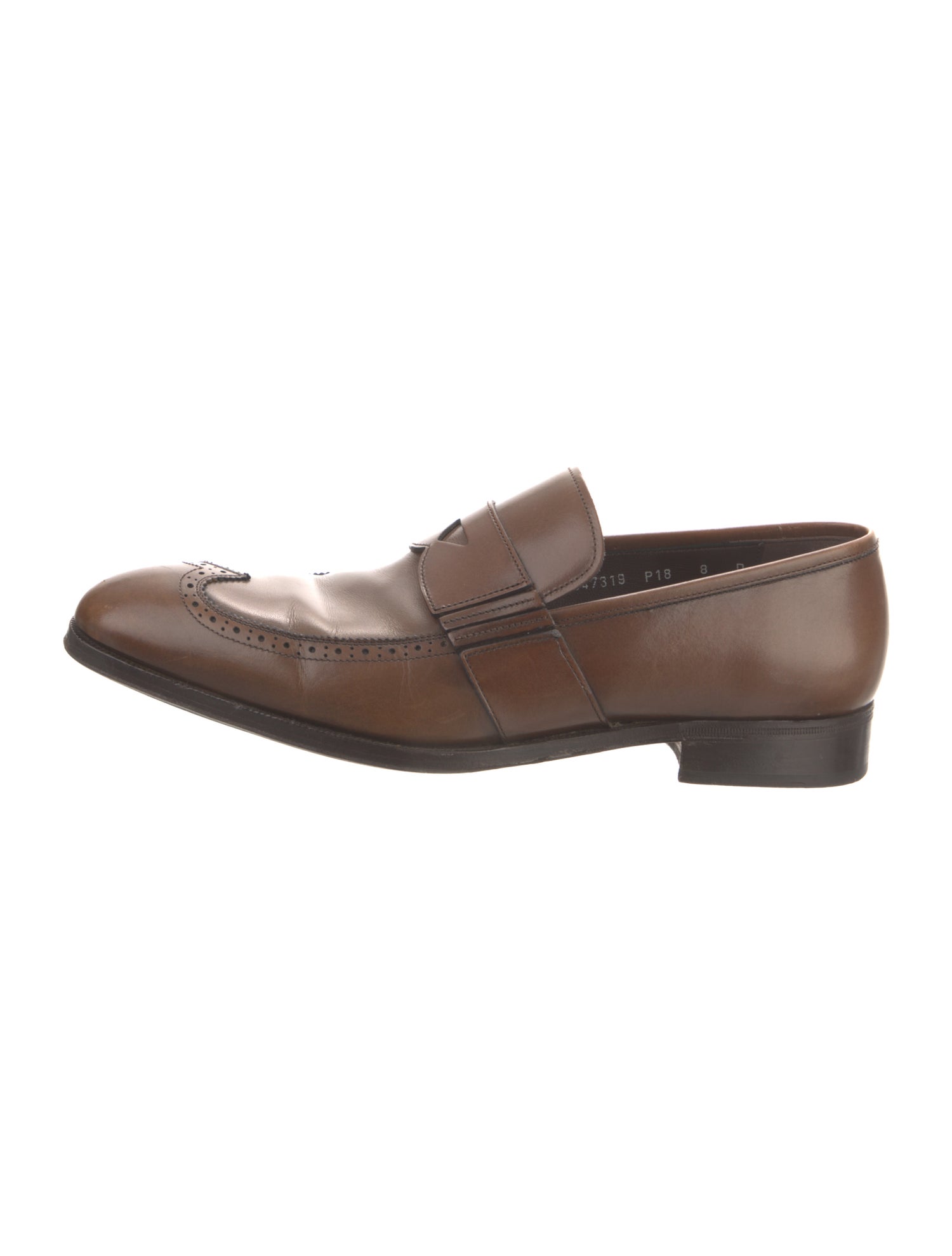 Salvatore Ferragamo Gancio Logo Leather Dress Loafers