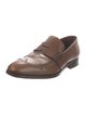 Salvatore Ferragamo Gancio Logo Leather Dress Loafers