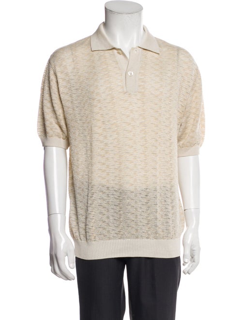Salvatore Ferragamo Collar Short Sleeve Polo Shirt