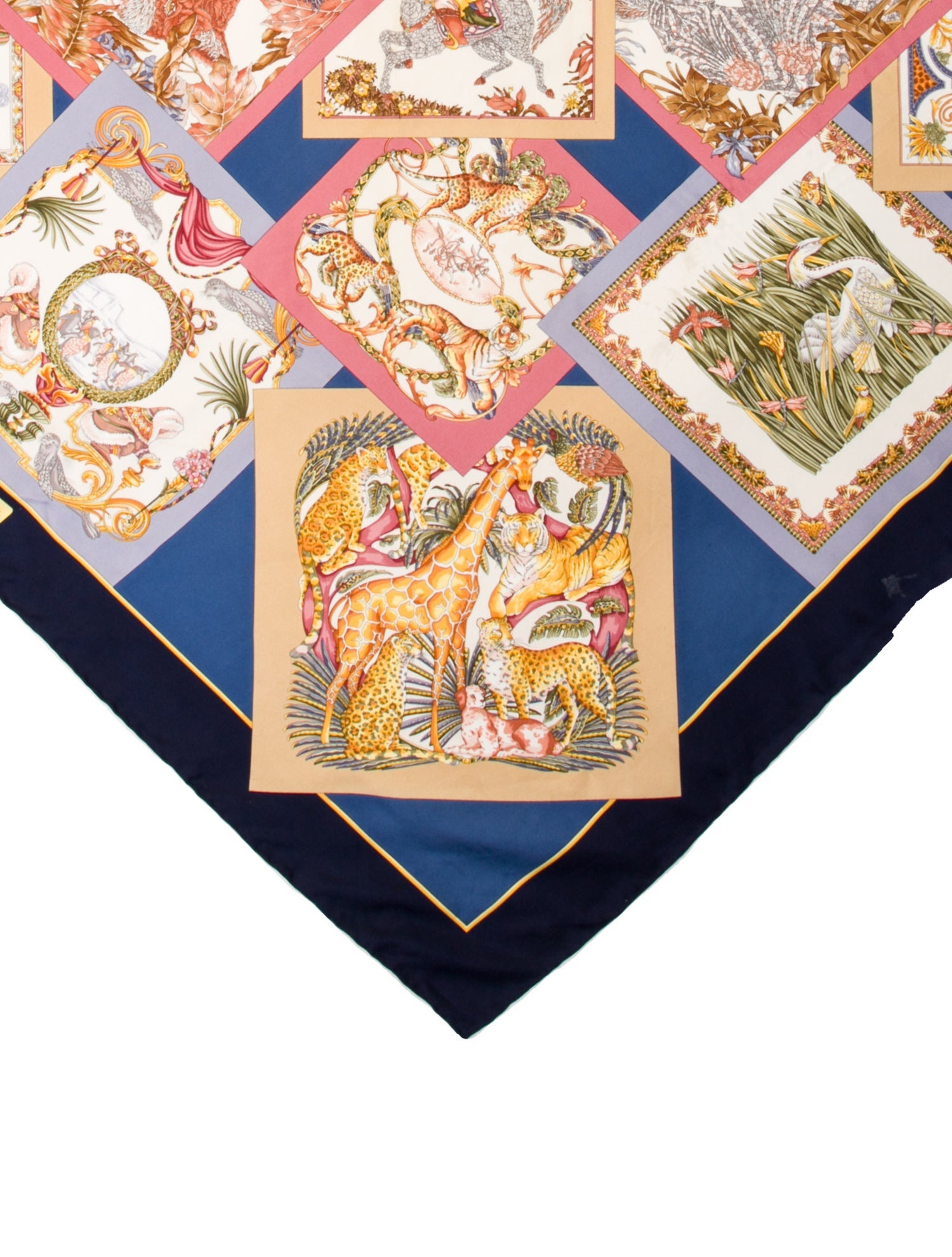 Salvatore Ferragamo Silk Printed Scarf