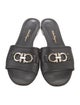 Salvatore Ferragamo Leather Slides